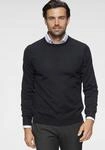 OLYMP Rundhalspullover "OLYMP Strick Casual" moderner Strickpullover