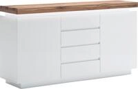 MCA furniture Sideboard "Romina" mit LED Beleuchtung wei&szlig; dimmbar, inkl.