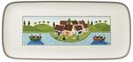 Villeroy & Boch Servierplatte "Kuchenplatte Charm & Breakfast Design Naif 34,5 x 15,8