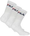 Kurzsocken FILA "Socken 3er Pack", Damen, Gr. 43-46, wei&szlig;, Obermaterial: 70%
