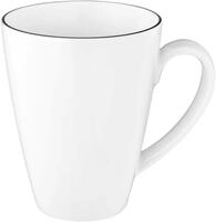 Seltmann Weiden Becher "Lido Black Line" Becher mit Henkel Tambel 0,35 l