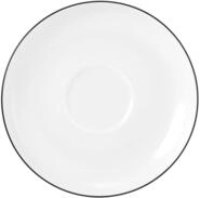 Seltmann Weiden Untertasse "Lido Black Line" Kombi-Untertasse 14,5 cm