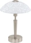 EGLO Tischleuchte "SOLO Tischlampe, Stahl und Glas, E14, IP20, Schreibtischlampe,