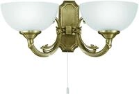 EGLO Wandleuchte "SAVOY Wandlampe - Metallguss - E14 - 2X40W - IP20", gold