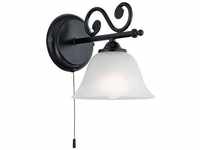 Wandleuchte EGLO "MURCIA" Lampen Gr. 1 flammig, Höhe: 19 cm, schwarz-weiß (weiß,