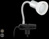 BRILONER LEUCHTEN LED Klemmleuchte "Ledo", wei&szlig;, neutral, Leuchten