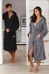 Bruno Banani Unisex-Bademantel "Robby, ideal f&uuml;r Sauna & Spa, Standardl&auml;nge &