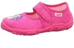 Superfit Hausschuh "BONNY, WMS: mittel" Kindergartenschuh mit Einhorn-Motiv,