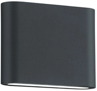 TRIO Leuchten LED Au&szlig;en-Wandleuchte "Thames" LED-Board 1 Stk. Warmwei&szlig; H&ouml;he/Tiefe