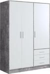 FORTE Kleiderschrank "Jupiter, Made in Europe, mit Schubladen" Ma&szlig;e (T/H): 60/200