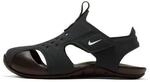 Badesandale NIKE SPORTSWEAR "Protect 2 (TD)", M&auml;dchen, Gr. 22, schwarz, wei&szlig;,