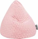 Sitting Point Sitzsack "Sitzsack FLUFFY HEARTS L" Pl&uuml;schsitzsack mit Herzoptik