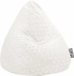 Sitting Point Sitzsack "Sitzsack FLUFFY HEARTS L" Pl&uuml;schsitzsack mit Herzoptik