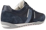 Sneaker GEOX "U WELLS C", Herren, Gr. 44, blau (navy), Synthetik, Textil,