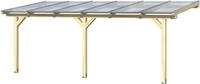Terrassendach SKANHOLZ "Andria", beige (natur), B:648cm T:350cm, Polycarbonat...