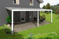Skanholz Terrassendach "Garda" BxT: 648x257