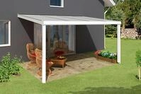 Skanholz Terrassendach "Genua" 434 cm Breite, verschiedene Tiefe