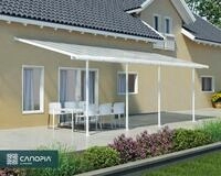 Palram - Canopia Terrassendach "Feria Alu Terrassen&uuml;berdachung" einfache DIY Montage