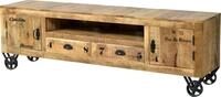 SIT Lowboard "RUSTIC &ndash; Lackiertes Mangoholz mit Gebrauchsspuren & Stauraum"