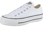 Sneaker CONVERSE "CHUCK TAYLOR ALL STAR PLATFORM CANVAS", Damen, Gr. 40, wei&szlig;,