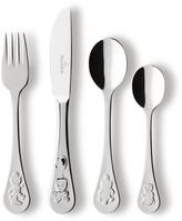 Villeroy & Boch Kinderbesteck "Kinderbesteck Teddy 4er Set silber"