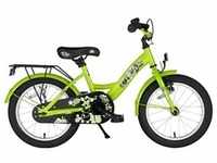 Kinderfahrrad BIKESTAR Fahrräder Gr. 24,5 cm, 16 Zoll (40,64 cm), grün Kinder