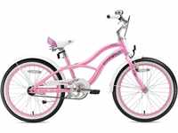 Jugendfahrrad BIKESTAR Fahrräder Gr. 29 cm, 20 Zoll (50,80 cm), rosa Kinder