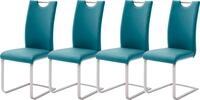 MCA furniture Freischwinger "Paulo" (Set) 4 Stk.Stuhl belastbar bis 120 kg