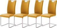 MCA furniture Freischwinger "Paulo" (Set) 4 Stk.Stuhl belastbar bis 120 kg
