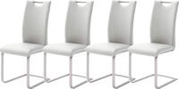 MCA furniture Freischwinger "Paulo" (Set) 4 Stk.Stuhl belastbar bis 120 kg