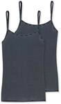 Schiesser Unterhemd "Modal Essentials" 2er Pack, Single Jersey, schmale Tr&auml;ger,
