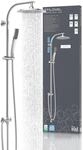 Eisl Duschsystem "STILOVAL" Regendusche ohne Armatur, Duschsystem mit Kopfbrause und