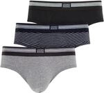 Jockey Slip "Cotton Stretch" 3er Pack, ohne Eingriff, elastisch, bequem