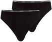 Slip JOCKEY "Slip Modern Classic Brief 2er Pack", Herren, Gr. S, schwarz,