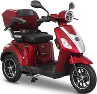 Rolektro Elektromobil "E-Trike 25 V.2, Blei-Gel-Akku" 1.000 W 25 km/h mit Topcase