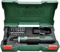 Bosch Home & Garden Akku-Schraubendreher "PushDrive" inkl. 32-tlg. Bohreinsatz-Set,