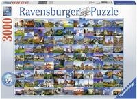 Puzzle RAVENSBURGER "99 Beautiful Places in Europe", bunt, Puzzles, KinderB:121cm