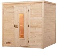 weka Sauna "Massivholzsauna BERGEN 2" Blockbohlen, isolierte Holzt&uuml;r