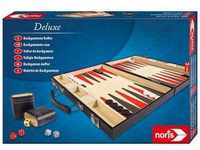 Spiel NORIS "Deluxe Backgammon" Spiele bunt Kinder Backgammon Denkspiele Spiele