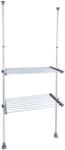 WENKO Teleskopregal "Modell Herkules Twin" Set, 2 Tr&auml;gerstangen, 2 verstellbare