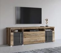 OTTO home Lowboard "Roger,Breite 182 cm, stilvolle TV-Kommode, 2T&uuml;ren 2 Schubladen"