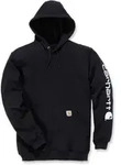 Hoodie CARHARTT "Kaputzensweatshirt", Herren, Gr. S, schwarz, Obermaterial: 70%
