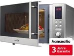 Hanseatic Mikrowelle "AS823EBB-P" Grill und Hei&szlig;luft 800 W inkl. 3 Jahre