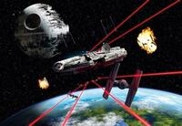 Komar Fototapete "STAR WARS Millennium Falcon - Gr&ouml;&szlig;e 368 x 254 cm" bedruckt glatt