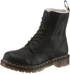 Schn&uuml;rboots DR. MARTENS "1460 Serena", Damen, Gr. 36, schwarz, Leder, unifarben,