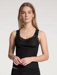 CALIDA Spitzentop "Richesse Lace" edler Spitzenbesatz, Feinripp-Qualit&auml;t, w&auml;rmend