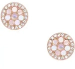 Paar Ohrstecker FOSSIL "Schmuck Geschenk Edelstahl Ohrringe SADIE", rosa