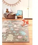 Kinderteppich SIGIKID "Forest" Gr. 3, rosa (rosa, taupe), B:120cm H:13mm L:170cm,
