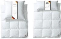 RIBECO Federbettdecke + Federkissen "Laram, 2-tlg. Naturprodukt zum TOP-Preis" Decke
