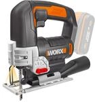 Worx Akku-Stichs&auml;ge "WX543.9" mit Absaug-Adapter, 45 Gehrungsschnitte, ohne Akku &